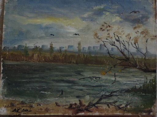 Аляуды (ранний период) 26х32, масло, холст