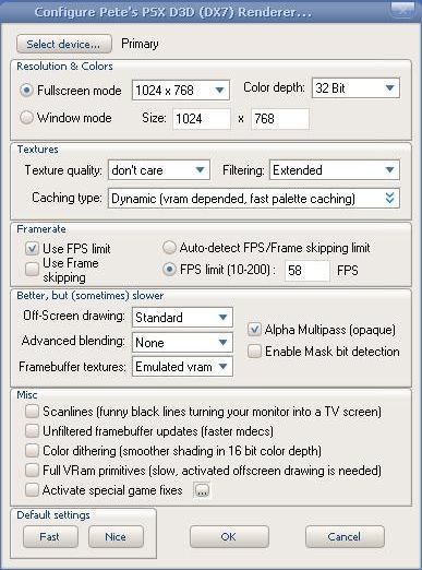 плагин Pete's D3D Driver 1.47